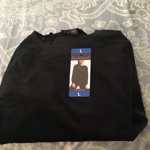 Gloria Vanderbilt women’s black velour top!  Brand new with tags- size large!